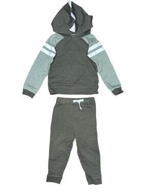 Tommy Bahama Kids Dinosaur 2-Piece Hooded Sweatshirt and Jogger Set Size 2T